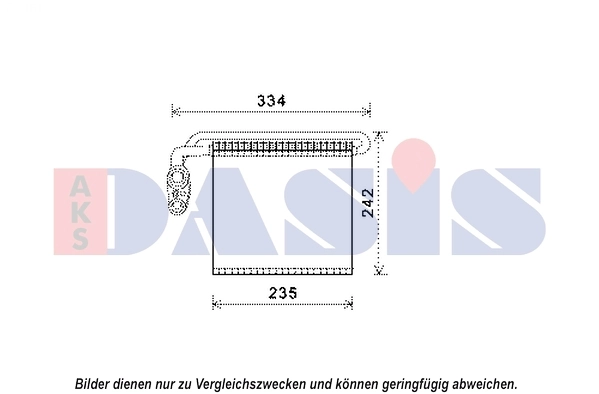Évaporateur climatisation AKS DASIS 820358N