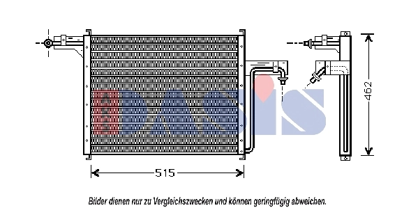Condenseur, climatisation AKS DASIS 092021N