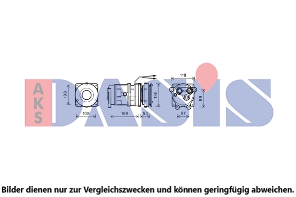 Compresseur, climatisation AKS DASIS 853043N