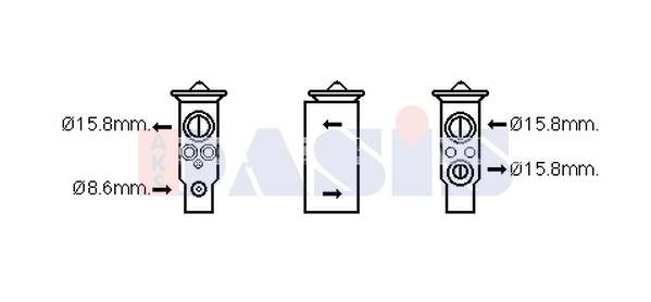 Détendeur, climatisation AKS DASIS 840261N