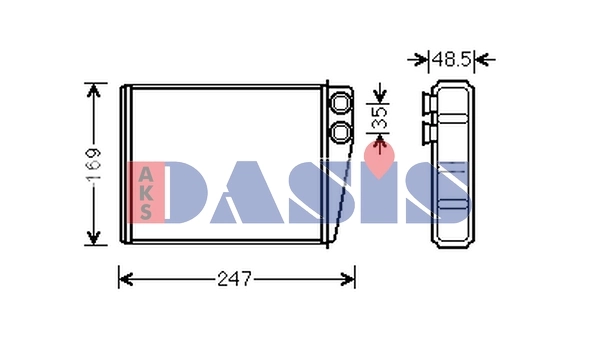 Système de chauffage AKS DASIS 129020N