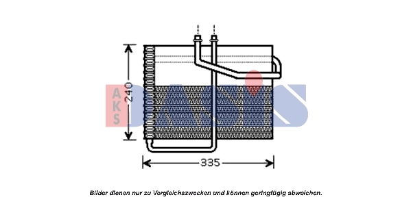 Évaporateur climatisation AKS DASIS 820066N