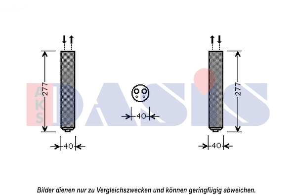 Filtre déshydratant, climatisation AKS DASIS 800624N