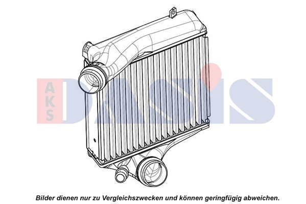 Intercooler, échangeur AKS DASIS 177015N