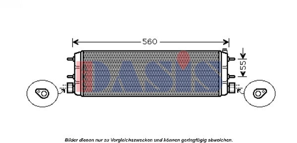 Radiateur d'huile AKS DASIS 136008N