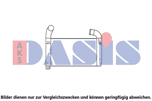 Intercooler, échangeur AKS DASIS 447021N