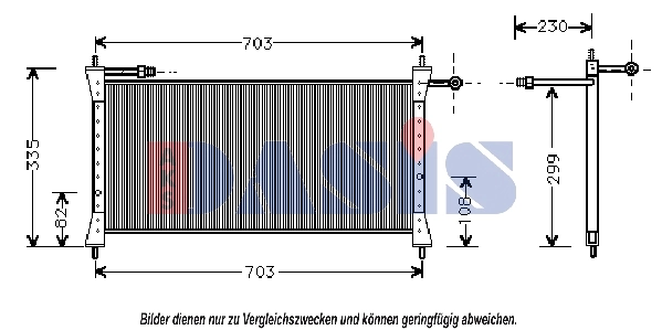 Condenseur, climatisation AKS DASIS 372110N