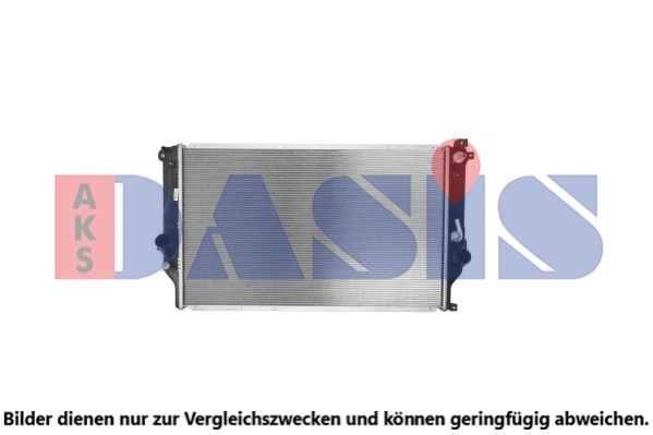 Radiateur, refroidissement du moteur AKS DASIS 210286N