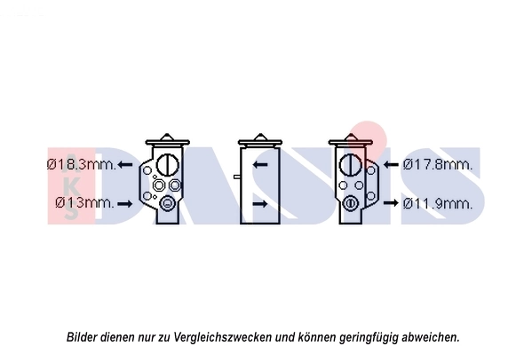 Détendeur, climatisation AKS DASIS 840216N