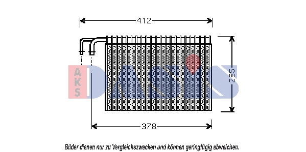 Évaporateur climatisation AKS DASIS 820143N