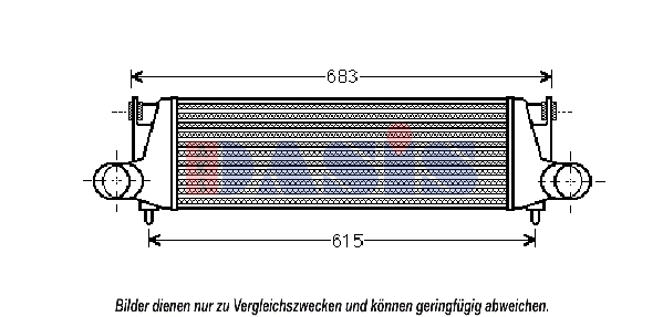 Intercooler, échangeur AKS DASIS 487029N