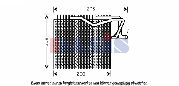 Évaporateur climatisation AKS DASIS 820318N