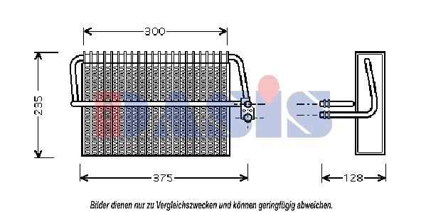 Évaporateur climatisation AKS DASIS 820254N