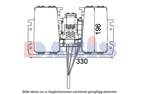 Pulseur d'air habitacle AKS DASIS 740104N