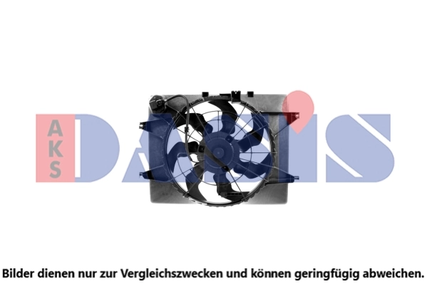 Ventilateur, refroidissement du moteur AKS DASIS 568086N