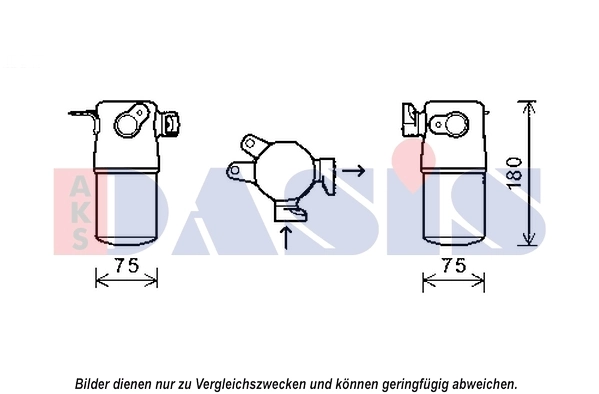 Filtre déshydratant, climatisation AKS DASIS 800610N