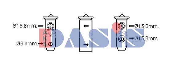 Détendeur, climatisation AKS DASIS 840324N