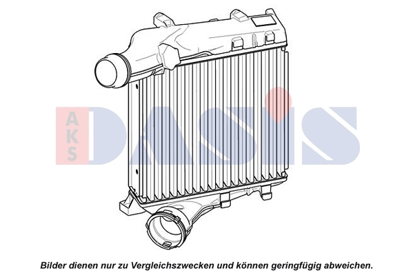 Intercooler, échangeur AKS DASIS 177019N