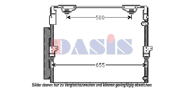 Condenseur, climatisation AKS DASIS 212070N