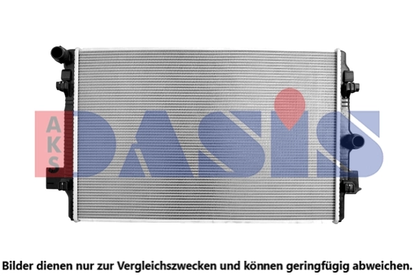 Radiateur, refroidissement du moteur AKS DASIS 040006N