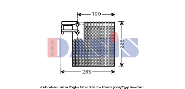 Évaporateur climatisation AKS DASIS 820265N