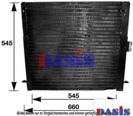 Condenseur, climatisation AKS DASIS 022000N