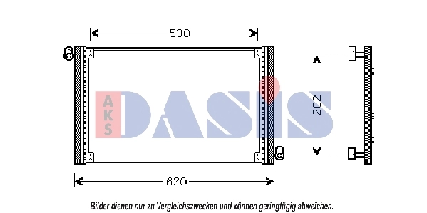 Condenseur, climatisation AKS DASIS 082032N