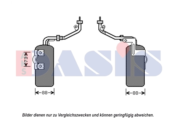 Filtre déshydratant, climatisation AKS DASIS 800615N