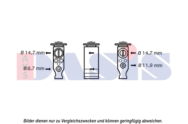 Détendeur, climatisation AKS DASIS 840227N