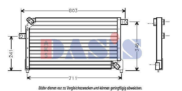 Condenseur, climatisation AKS DASIS 072060N