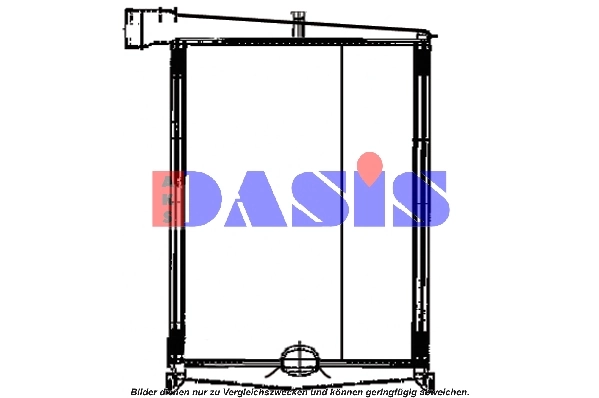 Intercooler, échangeur AKS DASIS 467021N