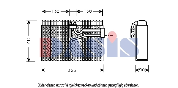 Évaporateur climatisation AKS DASIS 820236N