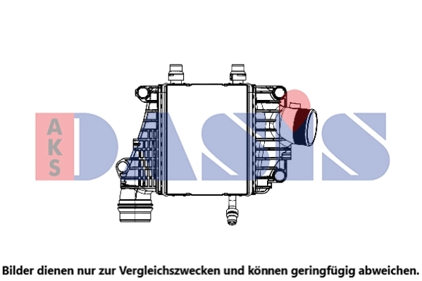 Intercooler, échangeur AKS DASIS 027014N