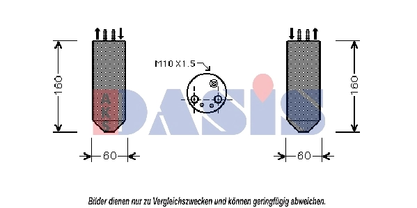 Filtre déshydratant, climatisation AKS DASIS 800424N