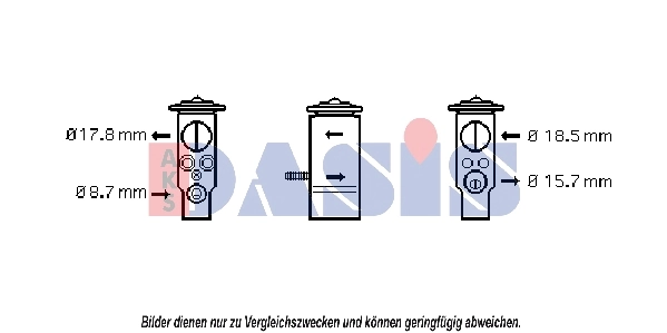 Détendeur, climatisation AKS DASIS 840131N