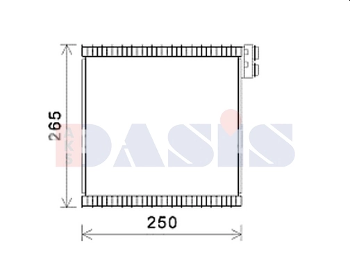 Évaporateur climatisation AKS DASIS 820404N