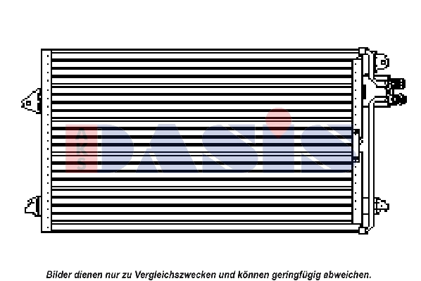 Condenseur, climatisation AKS DASIS 092041N