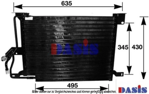 Condenseur, climatisation AKS DASIS 522630N