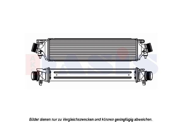 Intercooler, échangeur AKS DASIS 017003N