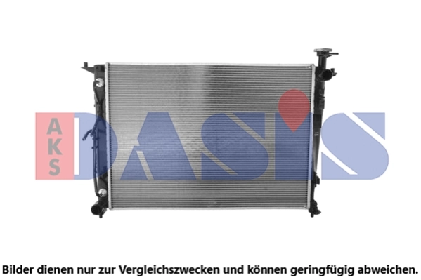 Radiateur, refroidissement du moteur AKS DASIS 560126N