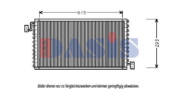 Condenseur, climatisation AKS DASIS 352020N