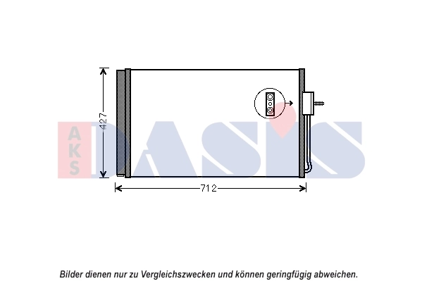 Condenseur, climatisation AKS DASIS 152047N