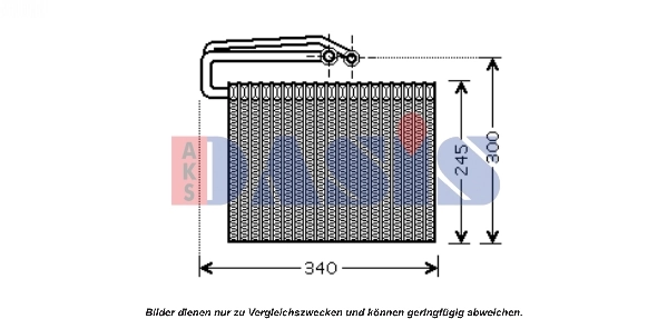 Évaporateur climatisation AKS DASIS 820278N