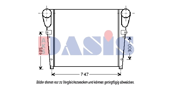 Intercooler, échangeur AKS DASIS 397014N