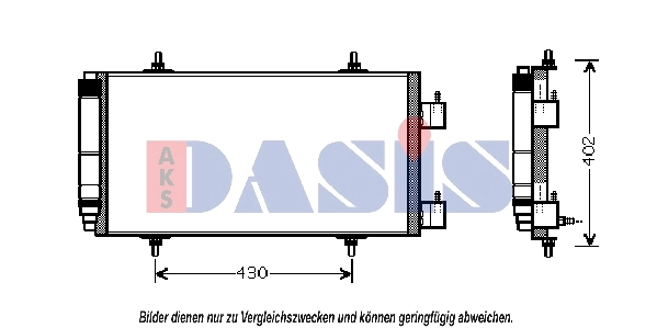 Condenseur, climatisation AKS DASIS 062006N