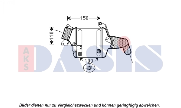 Intercooler, échangeur AKS DASIS 057007N