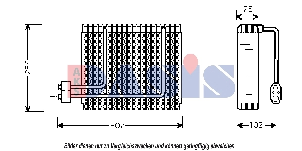 Évaporateur climatisation AKS DASIS 820220N