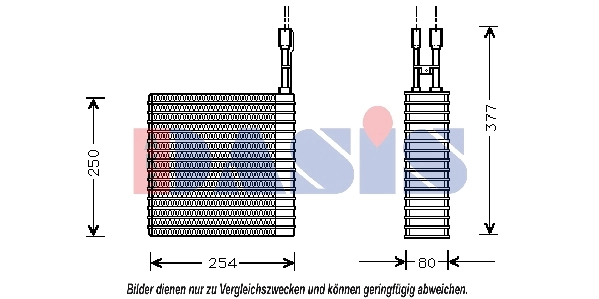 Évaporateur climatisation AKS DASIS 820243N