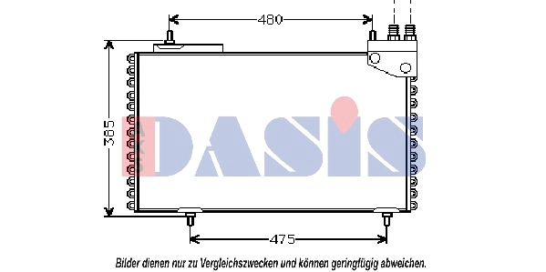 Condenseur, climatisation AKS DASIS 062000N