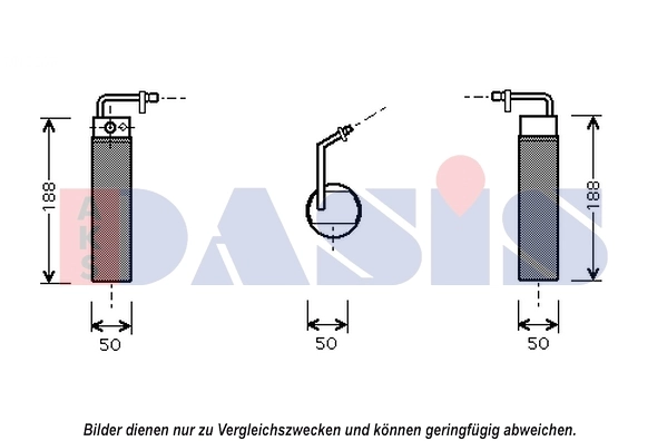 Filtre déshydratant, climatisation AKS DASIS 800613N